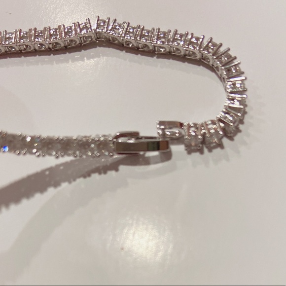 14K Gold Plated Cubic Zirconia Tennis Bracelets - Picture 12 of 12